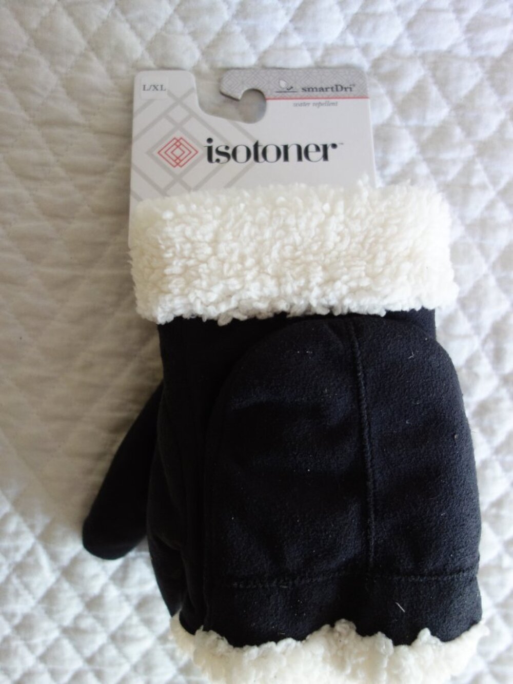 NWT $50 Two Pairs (Black/Brown) of Isotoner Gloves – L/XL - Picture 6 of 9